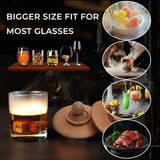 Wooden Cocktail Smoker Kit Whiskey Fruity Wood Chips Bartending Accessories Smoke Maker For Drinks Kitchen Bar Accessories Tools