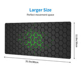 Hexagonal Geometry Computer Laptop Keyboard Mouse Mat Customized Gaming Mouse Pad Rubber Non-Slip Mousepad Gamer Table Pad Mats