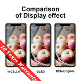 PINZHENG High Quality Display INCELL LCD OLED OEM AMOLED For iPhone XS MAX X XR 11 12 13 MINI PRO PROMAX Screen Replacement