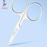 1Pcs Eyebrow Scissor Eyelash Trimmer Facial Hair Remover Stainless Steel Nail Cuticle Manicure Scissor Beauty Makeup Tool