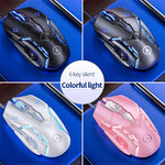 Ergonomic Wired Gaming Mouse RGB Mute Mause LED Backlit 3200dpi 6Button G5 USB Mechanical Mause For PC Laptop Computer Gamer