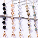 1PC Crystal Beaded Glasses Chain Lanyard Sunglasses Mask Chains Holder Women Rope Eyeglasses Cord Neck Strap Jewelry Gift