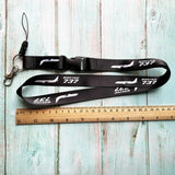 1 Set Boeing 737 Lanyards Key Chain Set Neck Strap Phone Chaveiro llavero Lanyard for ID Card Holder Flight Crew Gift for Pilot