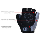 ZK50 Gel Half Finger Cycling Gloves Anti-Slip Anti-sweat Anti Shock MTB Road Bike Gloves Bicycle Left-Right Hand Gloves