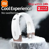 Xiaomi Hanging Neck Fan Portable Air Conditioner USB 6000mah Rechargeable Air Cooler 5 Speed Electric Fan For Outdoor