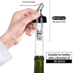 10-60ml Liquor Spirit Nip Measure Wine Shot Pourer Bar Pourer Barware Bottle Wine Bartending Quantitative Dispenser Accesso G4Y7