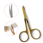 1Pc Eyebrow Scissor Makeup Eyelash Trimmer Facial Hair Remover Manicure Scissor Nail Cuticle Tool Beauty Scissors