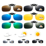 Polarized Clip Fishing Sunglasses UV400 Night Vision polarized Clip Sunglasses Fishing lenses Driving Goggles lentes de pesca