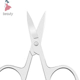 1Pcs Eyebrow Scissor Eyelash Trimmer Facial Hair Remover Stainless Steel Nail Cuticle Manicure Scissor Beauty Makeup Tool