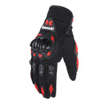 Kawasaki Gloves, All Finger Bicycle Breathable Gloves, Motorcycle Collision Avoidance Rider Gloves, Outdoor Sports Gloves