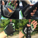 Sport Half Finger Cycling Gloves For Men Women Breathable Anti-slip Bike Bicycle Gloves Summer Gym Yoga Training Hand Gloves