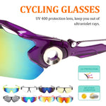 1Pc Cycling Sunglasses UV 400 Protection Polarized Eyewear Cycling Running Sports Sunglasses Goggles For Men Women Sunglasses