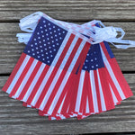 xvggdg  usa  string Flags  20pcs/set   American   String   USA Bunting Banner small US  banners