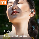 Xiaomi TWS Wireless Earphones Earclip Bone Conduction Bluetooth Headphones Sports Stereo Earbuds Headset Built-in Microphone