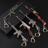 1pc Toy Gun Keychain, Alloy Toy Gun Model Pendant Car Key Chain Car Key Ring Gift For Men Boys