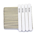 15/25Pcs Strong Sandpaper Nails File 100 180 Griting Straight Wood Nail Supplies For Professional Files Art Manicure Accessories