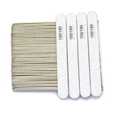 15/25Pcs Strong Sandpaper Nails File 100 180 Griting Straight Wood Nail Supplies For Professional Files Art Manicure Accessories