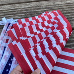 xvggdg  usa  string Flags  20pcs/set   American   String   USA Bunting Banner small US  banners