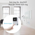 Z30 Wireless Doorbell Camera With Chime Smart Home Security Video Intercom Night Vision 2.4GHZ WiFi Smart Door Bell Audio