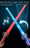 Fun Laser Swords Light Saber Luminous Boys Toys Kids Telescopic Knife Glow Stick Children star Battle Lightstick wars Lightsaber