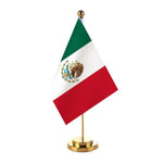 14x21cm Small Mexican Ensign To Hang On Flag Stand Holder Set Home Decor Office Decoration Banner Country Flag Of MX Mexico