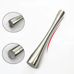 1/2Pc Stainless Steel Cocktail Muddler with Bar Mixing Spoon Cocktail Muddler Bartender Spoon Long Drink Stirrer Bar Accessories