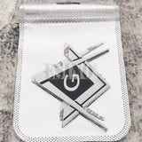 Car Styling New 3D Mason Freemasons Fraternity Metal Chrome Zinc Alloy Adhesive Emblem Decorative Badge Sticker Auto Accessory