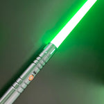 Lase Saber Nwe Lightsaber Grey Heavy Dueling 13 RGB Colors Change FOC Bladed Size 56 CM Cosplay Kids Toys Jedi Laser Sword Gifts