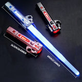 Children's Toy RGB Lightsaber Laser Sword 7 Colors LED Change Kids Cosplay Sound Effect FX Duel Props Foc Blaster Toys Boy Gift