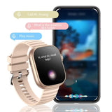 2.0'' Smartwatch Man Smart Watch Wrist Bracelet Bluetooth Call Full Touch Screen Sport Fitness Watch For iPhone Men Women