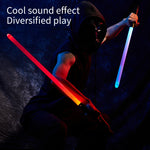 REikirc Gravity Sensing Light Saber 2 In 1 Lightsaber 15-color Metal Laser Sword Rechargeable Toy Party Glow Swords