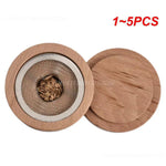 1~5PCS Wooden Cocktail Smoker Kit Whiskey Fruity Wood Chips Bartending Accessories Smoke Maker For Drinks Kitchen Bar