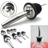 1/2/5pcs Stainless Steel Wine Pour Wine Bar Cocktail Shaker Fancy Shaker Mouth Wine Bottle Stopper Drain Bottle Stopper