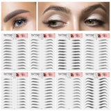 1pcs 4D Water-based Hair-like Authentic Eyebrow Tattoo Sticker Waterproof Lasting Natural False Eyebrows Women Makeup Stickers