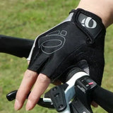 1Pair Gel Half Finger Cycling Gloves Anti-Slip Anti-sweat Anti Shock MTB Road Bike Gloves Bicycle Left-Right Hand Gloves