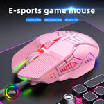 Ergonomic Wired Gaming Mouse USB Computer Mouse Gaming RGB Mause Gamer Mouse 6 Button LED Silent Mice for PC Laptop