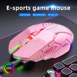 Ergonomic Wired Gaming Mouse USB Computer Mouse Gaming RGB Mause Gamer Mouse 6 Button LED Silent Mice for PC Laptop