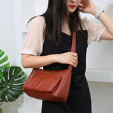 Women's Bag 2024 Trend Korean Handbags Designer Luxury Brand Ladies Shoulder Bags Soft Leather Fashion Versatile Crossbody Bag