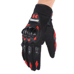 Kawasaki Gloves, All Finger Bicycle Breathable Gloves, Motorcycle Collision Avoidance Rider Gloves, Outdoor Sports Gloves