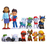 10-12 Pcs Paw Patrol 4 - 10 cm Pawed Canina Anime Figure Patrol Car Patroling Canine Toys Children Toy