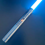 Lase Saber Nwe Lightsaber Grey Heavy Dueling 13 RGB Colors Change FOC Bladed Size 56 CM Cosplay Kids Toys Jedi Laser Sword Gifts