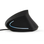 G5AA Right Hand Vertical Mouse Optical Ergonomic Design for Desktop Computer Mechanical Trackball Mice 1600 DPI