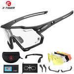 X-TIGER Cycling Sunglasses UV400 Protect Cycling Glasses Sports Polarized Men Bicycle Sunglasses MTB Racing Bike Glasses Eyewear