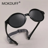 0-3 Years Old Children's New Silicone Flexible Safety Sunglasses Kid Cute Baby Polarized Outdoor Shades Eyewear UV400