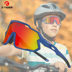 X-TIGER Children Riding Glasses Kids Cycling Sunglasses Girls Boys Outdoor Sports Classic Cool Youth Baseball Sun Glasses