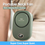 2000mAh Portable Mini Hanging Neck Fan Power ventilador Bladeless Neckband Fan Air Cooler USB Rechargeable Electric Fans