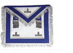 Canadian Worshipful Master Past Master Blue Lodge Apron Royal Blue