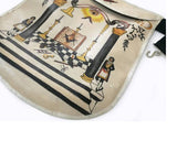 18th Century Inspired Hand-Painted Masonic Lambskin Apron - Zest4Canada 