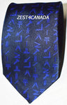 Masonic Regalia Freemason Tie with self print Masonic Symbols - Zest4Canada 