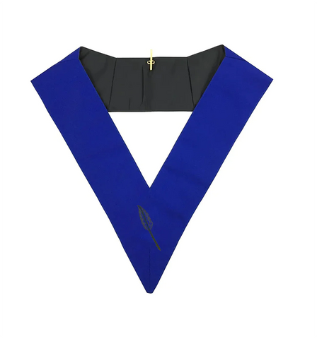 ASSISTANT SECRETARY BLUE LODGE COLLAR - ROYAL BLUE-10CODE